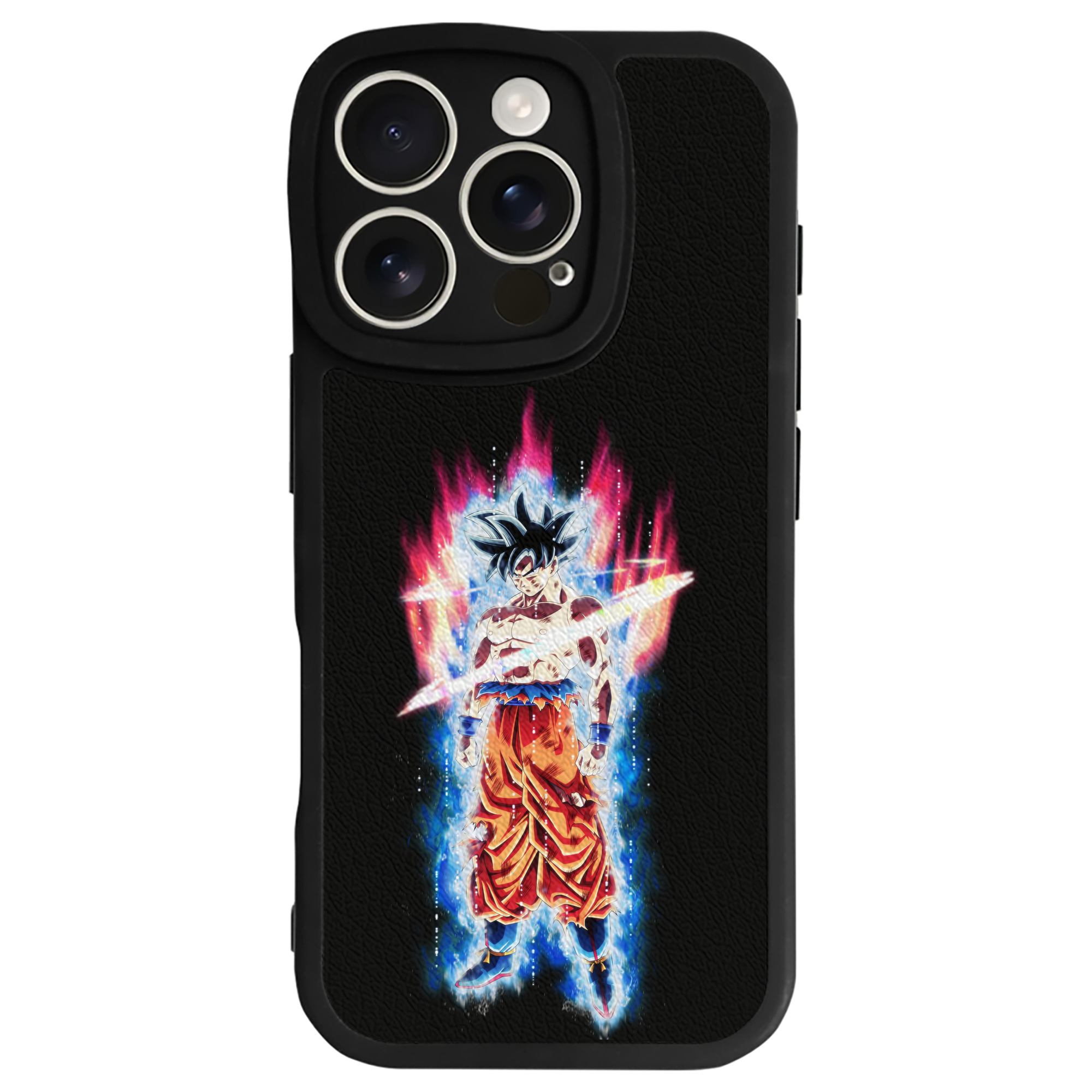 （画像用） ドラゴンボール 孫悟空（そん ごくう）Son Goku カカロット DRAGON BALL Kakarotto 【iPhone 16シリーズ対応】シリコンスマホケース（レザー調） 材質：シリコン